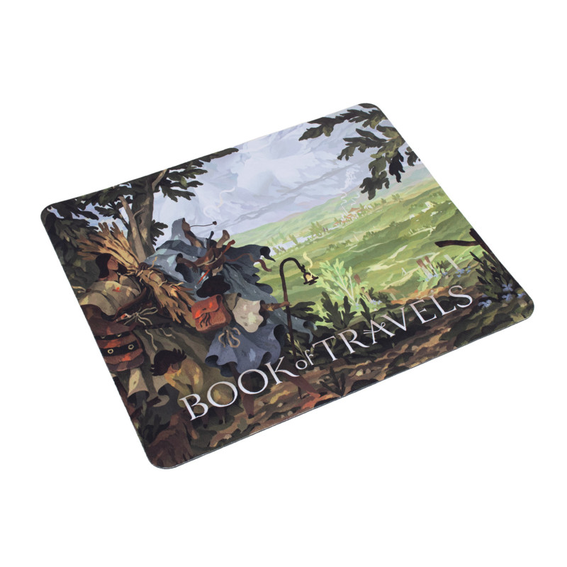 Book of Travels Mousepad:      Green Wanderlust (medium size)